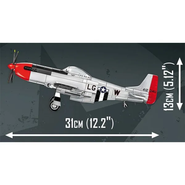 COBI: Samolot Mustang P-51D „TOP GUN: Maverick” zestaw klocków konstrukcyjnych (5846) zdjęcie 4