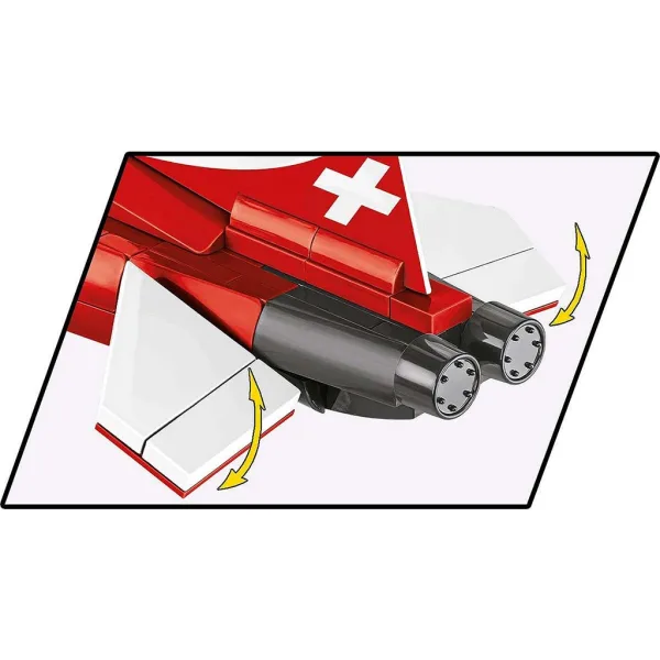 COBI: Samolot Northrop F-5 Tiger II zestaw klocków (5857) zdjęcie 5