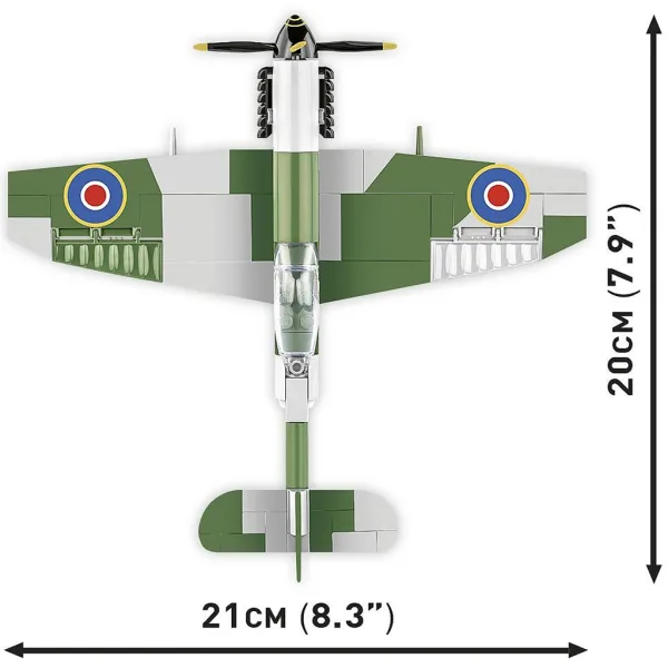 COBI: Samolot Spitfire Mk XVI Bubbletop zestaw klocków (5865) zdjęcie 6