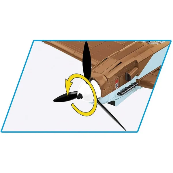 COBI: Samolot do składania Messerschmitt Bf 109 G „Gustav” (5761) zdjęcie 5