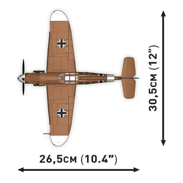 COBI: Samolot do składania Messerschmitt Bf 109 G „Gustav” (5761) zdjęcie 7