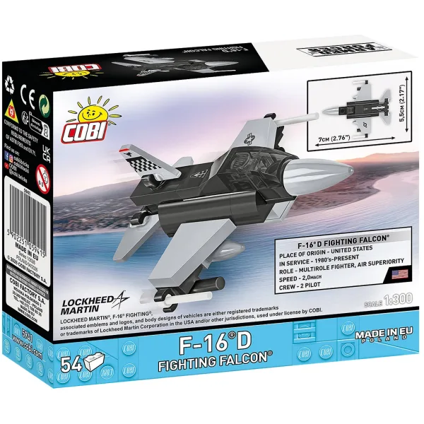 COBI: Siły Zbrojne F-16D Fighting Falcon zestaw konstrukcyjny (5941) zdjęcie 5