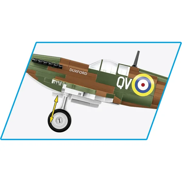 COBI: Spitfire Mk I N3200 Imperial War Museum Duxford, zestaw klocków konstrukcyjnych (5868) zdjęcie 5
