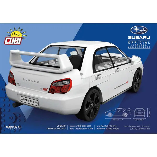 COBI: Subaru Impreza WRX STI zabawka konstrukcyjna (24649) zdjęcie 2