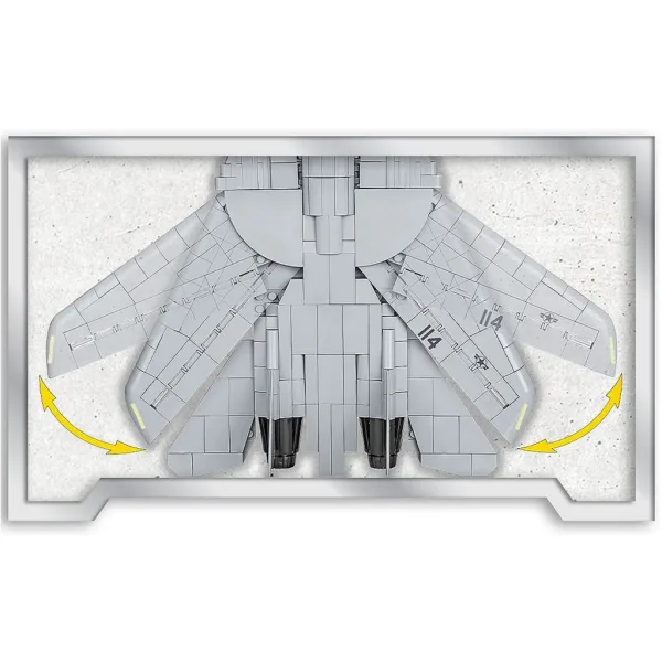 COBI: Top Gun F-14A Tomcat™ zestaw konstrukcyjny (5811A) zdjęcie 4