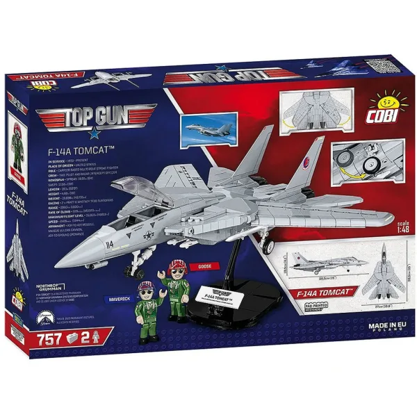 COBI: Top Gun F-14A Tomcat™ zestaw konstrukcyjny (5811A) zdjęcie 8