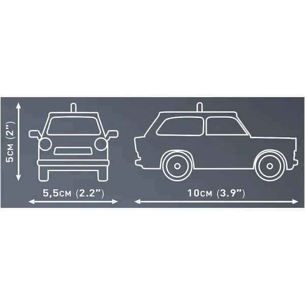 COBI: Trabant 601 samochód strażacki zestaw konstrukcyjny (24555) zdjęcie 3