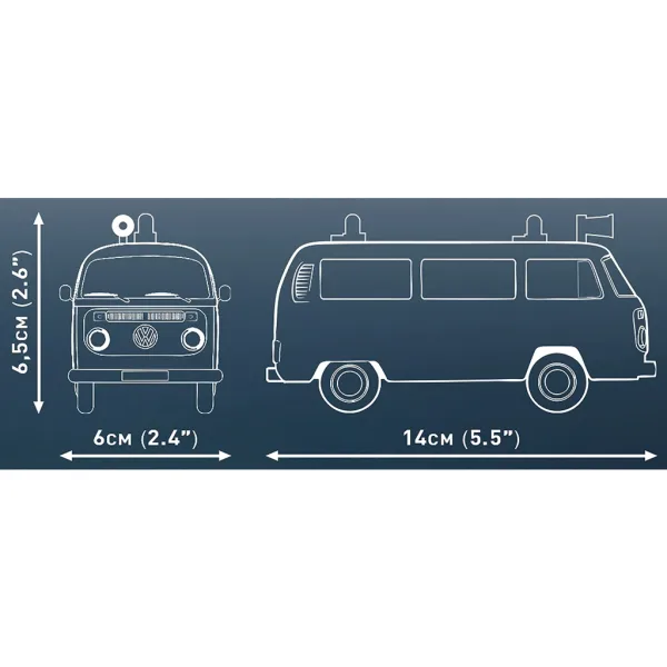 COBI: Volkswagen T2b Wóz Strażacki zestaw konstrukcyjny (24622) zdjęcie 4