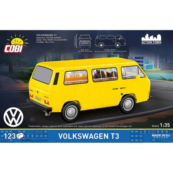 COBI: Volkswagen T3 - samochodowy zestaw konstrukcyjny (24634) zdjęcie 2