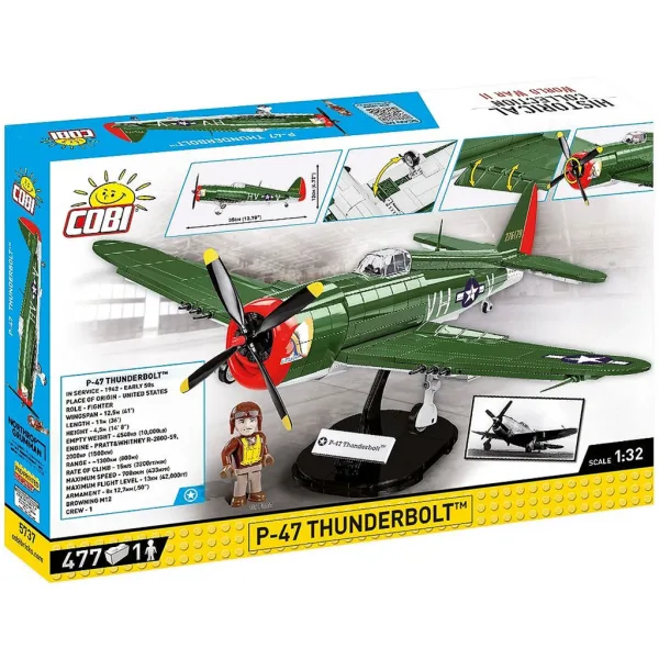 COBI: WW II P-47 Thunderbolt zestaw konstrukcyjny (5737) zdjęcie 6