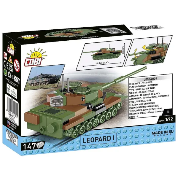 COBI: Zestaw do budowy czołgu Leopard 1 (3105) zdjęcie 5