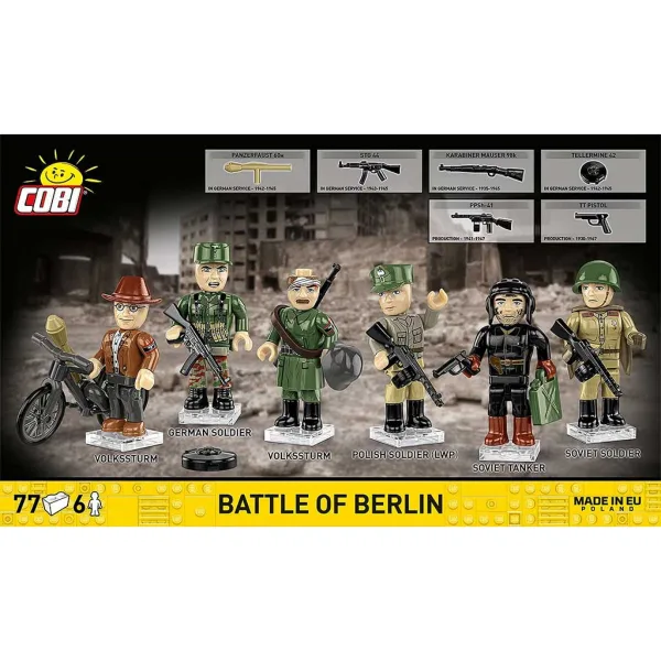 COBI: Zestaw figurek Bitwa o Berlin (II wojna światowa) (2064) zdjęcie 2
