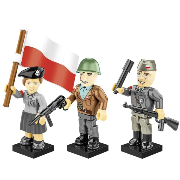 COBI: Zestaw figurek Powstanie Warszawskie II wojna światowa (2057) zdjęcie 2
