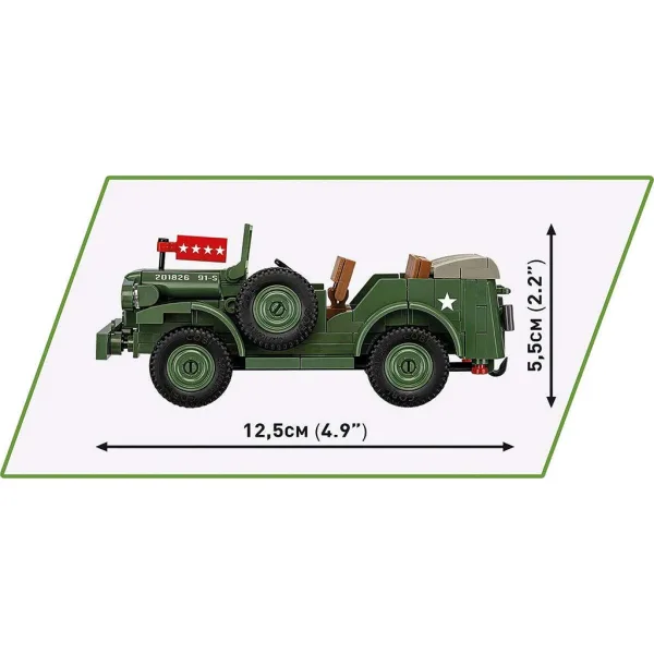 COBI: Zestaw klocków Dodge WC-56 Command Car (3111) zdjęcie 3