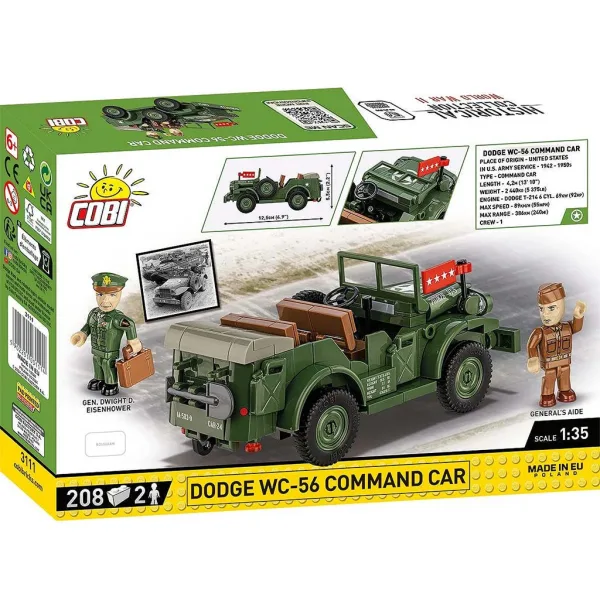 COBI: Zestaw klocków Dodge WC-56 Command Car (3111) zdjęcie 5