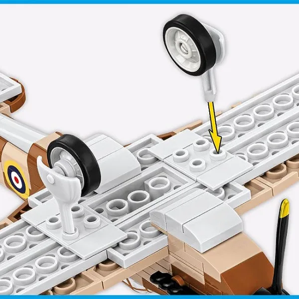 COBI: Zestaw klocków Hawker Hurricane Mk I (5866) zdjęcie 3