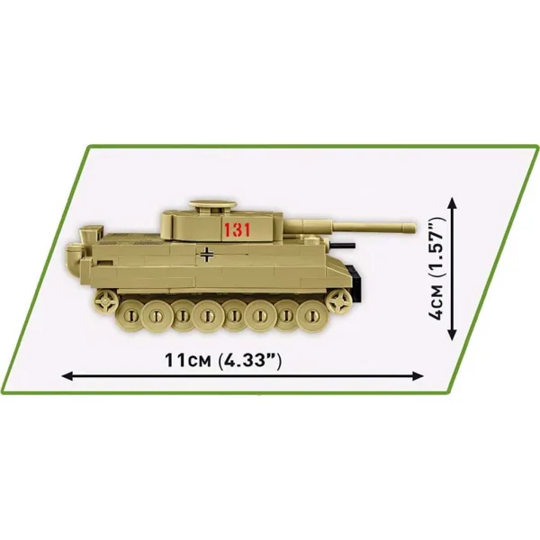 COBI: Zestaw klocków Tiger I 131 czołg (3095) zdjęcie 3