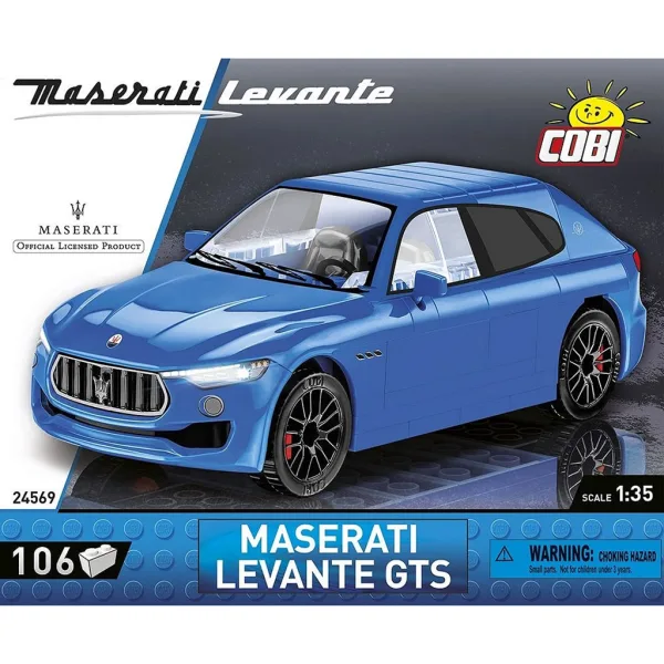 COBI: Zestaw klocków do budowy samochodu sportowego Maserati Levante GTS (24569) zdjęcie 3