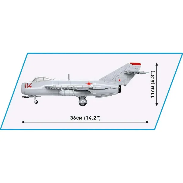 COBI: Zestaw klocków myśliwiec MiG-17 (5823) zdjęcie 6