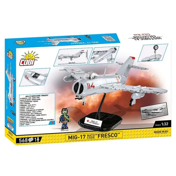 COBI: Zestaw klocków myśliwiec MiG-17 (5823) zdjęcie 8