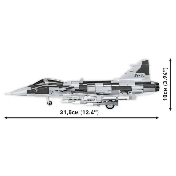 COBI: Zestaw klocków samolot SAAB JAS 39 Gripen E (5820) zdjęcie 7