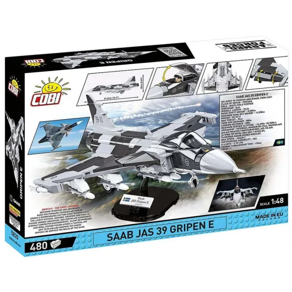 COBI: Zestaw klocków samolot SAAB JAS 39 Gripen E (5820) zdjęcie 9