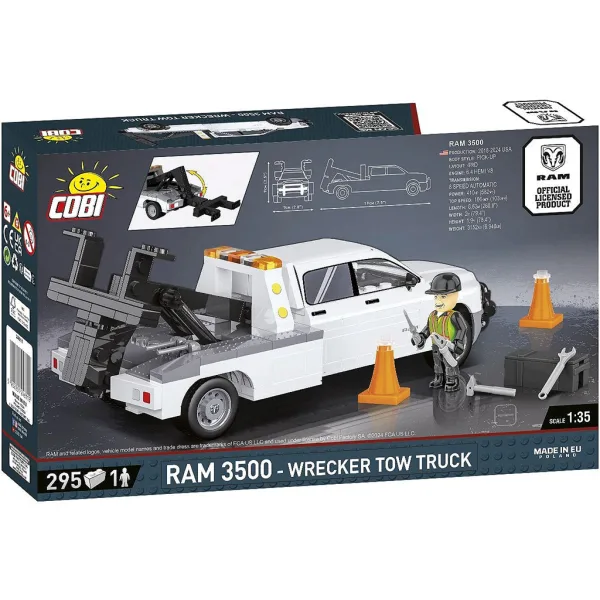 COBI: Zestaw konstrukcyjny Dodge RAM 3500 laweta (24611) zdjęcie 3