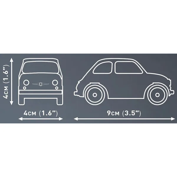 COBI: Zestaw konstrukcyjny Fiat Abarth 595 (24514) zdjęcie 3