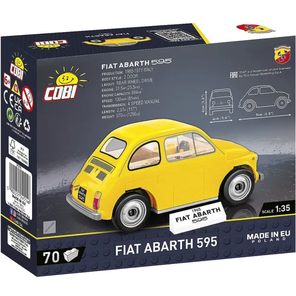 COBI: Zestaw konstrukcyjny Fiat Abarth 595 (24514) zdjęcie 4