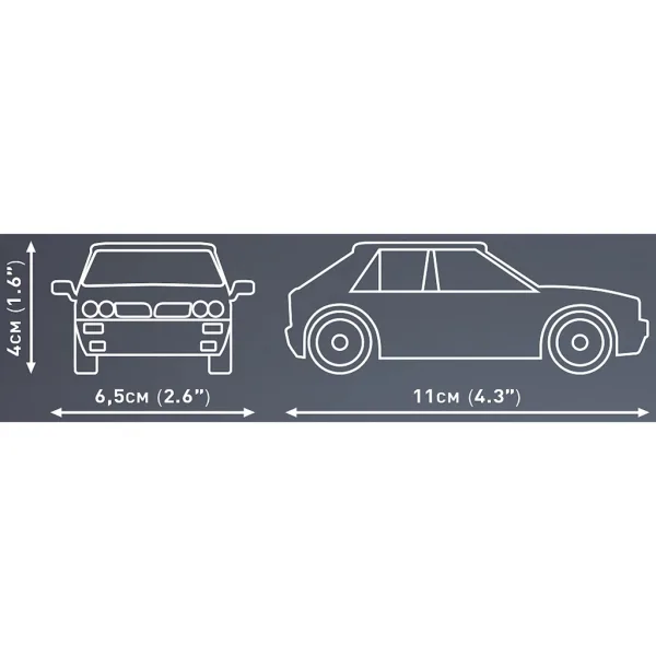 COBI: Zestaw konstrukcyjny Lancia Delta HF Integrale EVO (24515) zdjęcie 3
