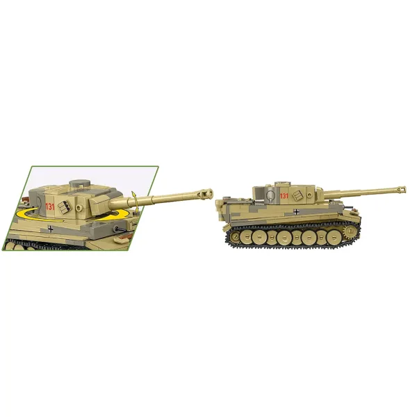 COBI: Zestaw konstrukcyjny Panzer VI Tiger I „131” (2734) zdjęcie 4