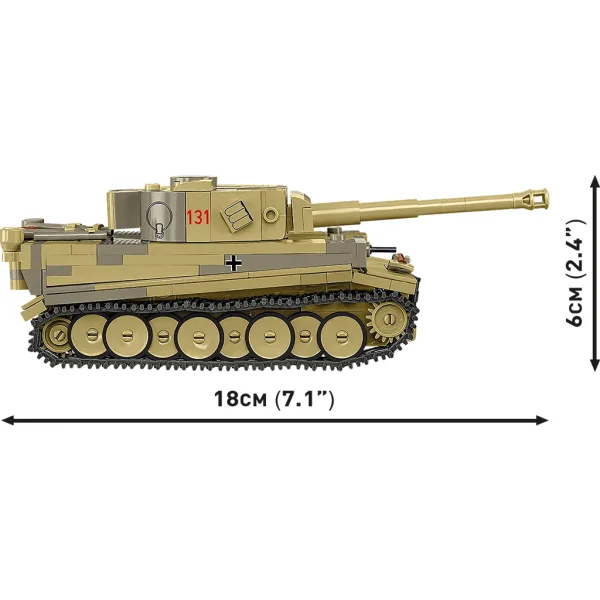 COBI: Zestaw konstrukcyjny Panzer VI Tiger I „131” (2734) zdjęcie 5