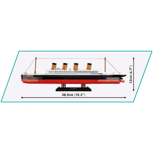 COBI: Zestaw konstrukcyjny R.M.S. Titanic (1680) zdjęcie 3