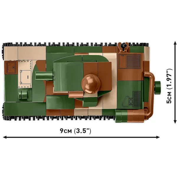 COBI: Zestaw konstrukcyjny Renault R-35 (2719) zdjęcie 6