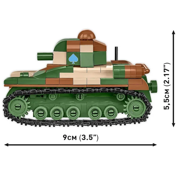 COBI: Zestaw konstrukcyjny Renault R-35 (2719) zdjęcie 7