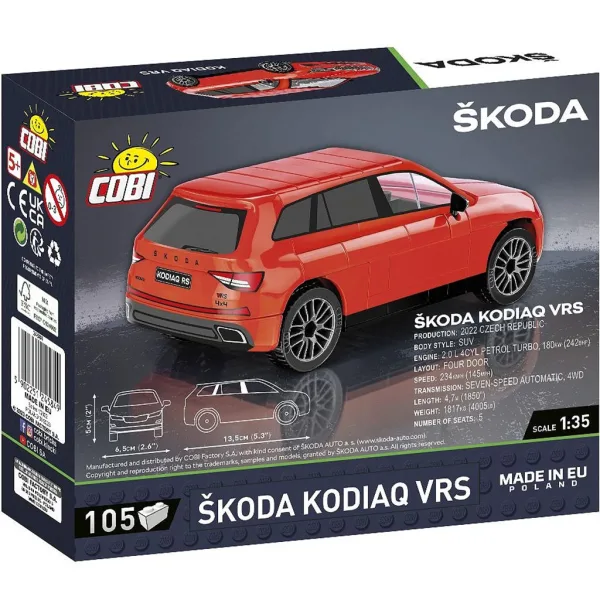 COBI: Zestaw konstrukcyjny Škoda Kodiaq VRS (24584) zdjęcie 3