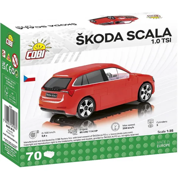 COBI: Zestaw konstrukcyjny Škoda Scala 1.0 TSI (24582) zdjęcie 3