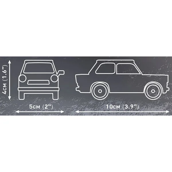 COBI: Zestaw konstrukcyjny Trabant 601 (24539) zdjęcie 3