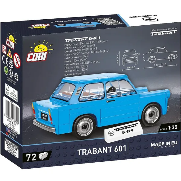 COBI: Zestaw konstrukcyjny Trabant 601 (24539) zdjęcie 4