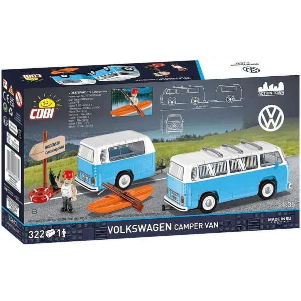 COBI: Zestaw konstrukcyjny Volkswagen Camper (24653) zdjęcie 3