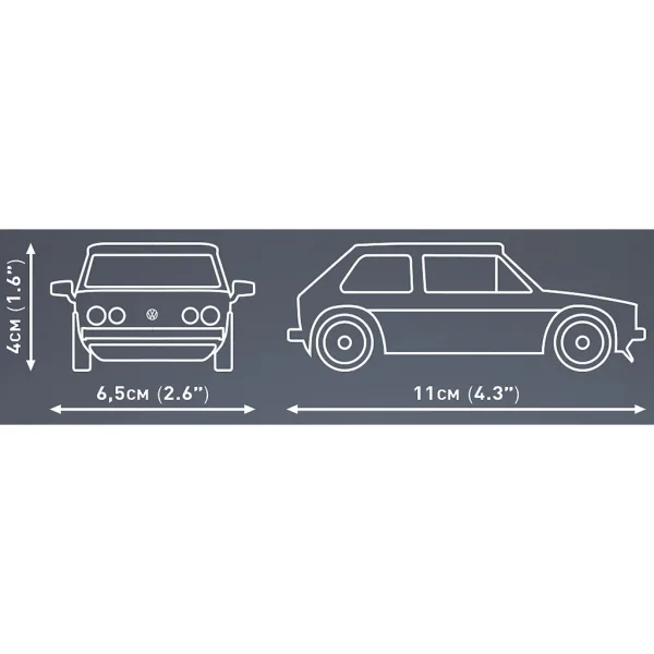 COBI: Zestaw konstrukcyjny Volkswagen Golf GTI (24614) zdjęcie 4