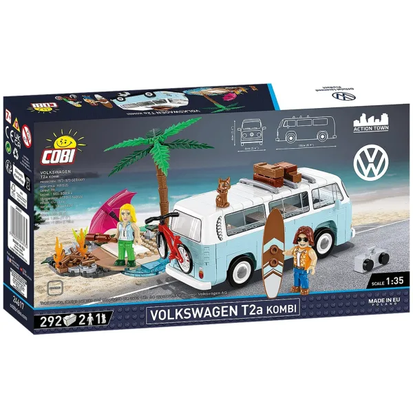 COBI: Zestaw konstrukcyjny Volkswagen T2a Kombi (24617) zdjęcie 6