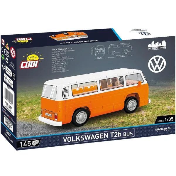 COBI: Zestaw konstrukcyjny Volkswagen T2b bus (24621) zdjęcie 3