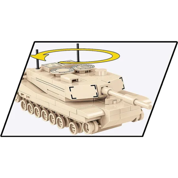 COBI: Zestaw konstrukcyjny czołg Abrams M1A2 (3106) zdjęcie 3
