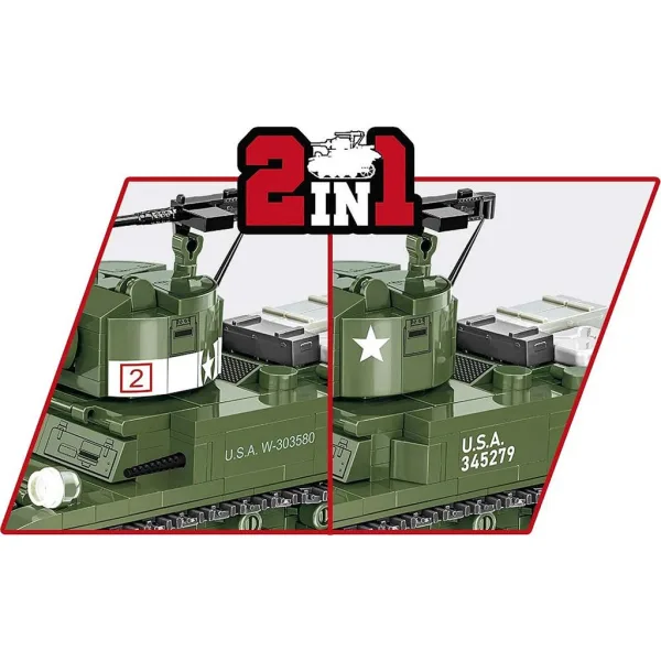COBI: Zestaw konstrukcyjny czołg M3 Stuart (3129) zdjęcie 5