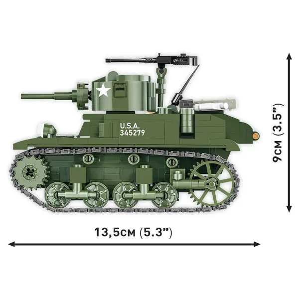 COBI: Zestaw konstrukcyjny czołg M3 Stuart (3129) zdjęcie 6