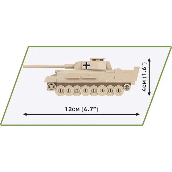 COBI: Zestaw konstrukcyjny czołg Panzer V Panther (3099) zdjęcie 4