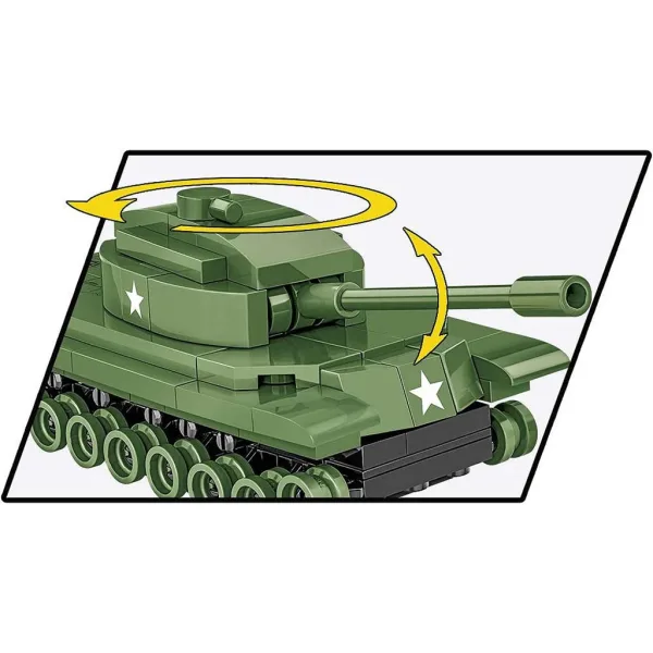 COBI: Zestaw konstrukcyjny czołg Patton M48 (3104) zdjęcie 3