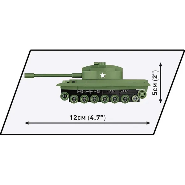 COBI: Zestaw konstrukcyjny czołg Patton M48 (3104) zdjęcie 4