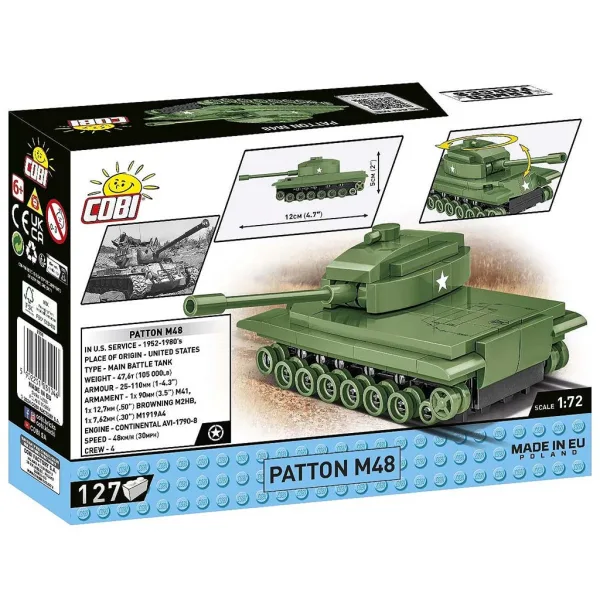 COBI: Zestaw konstrukcyjny czołg Patton M48 (3104) zdjęcie 5